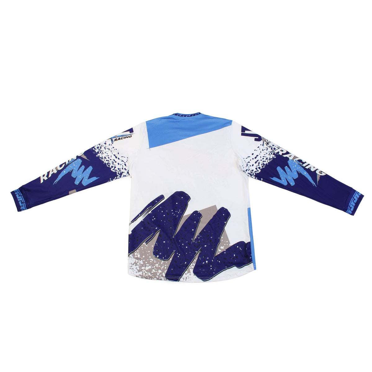 90s Swash Paint Jersey Blue (Blue, Pink, Gray) - JT Racing USA