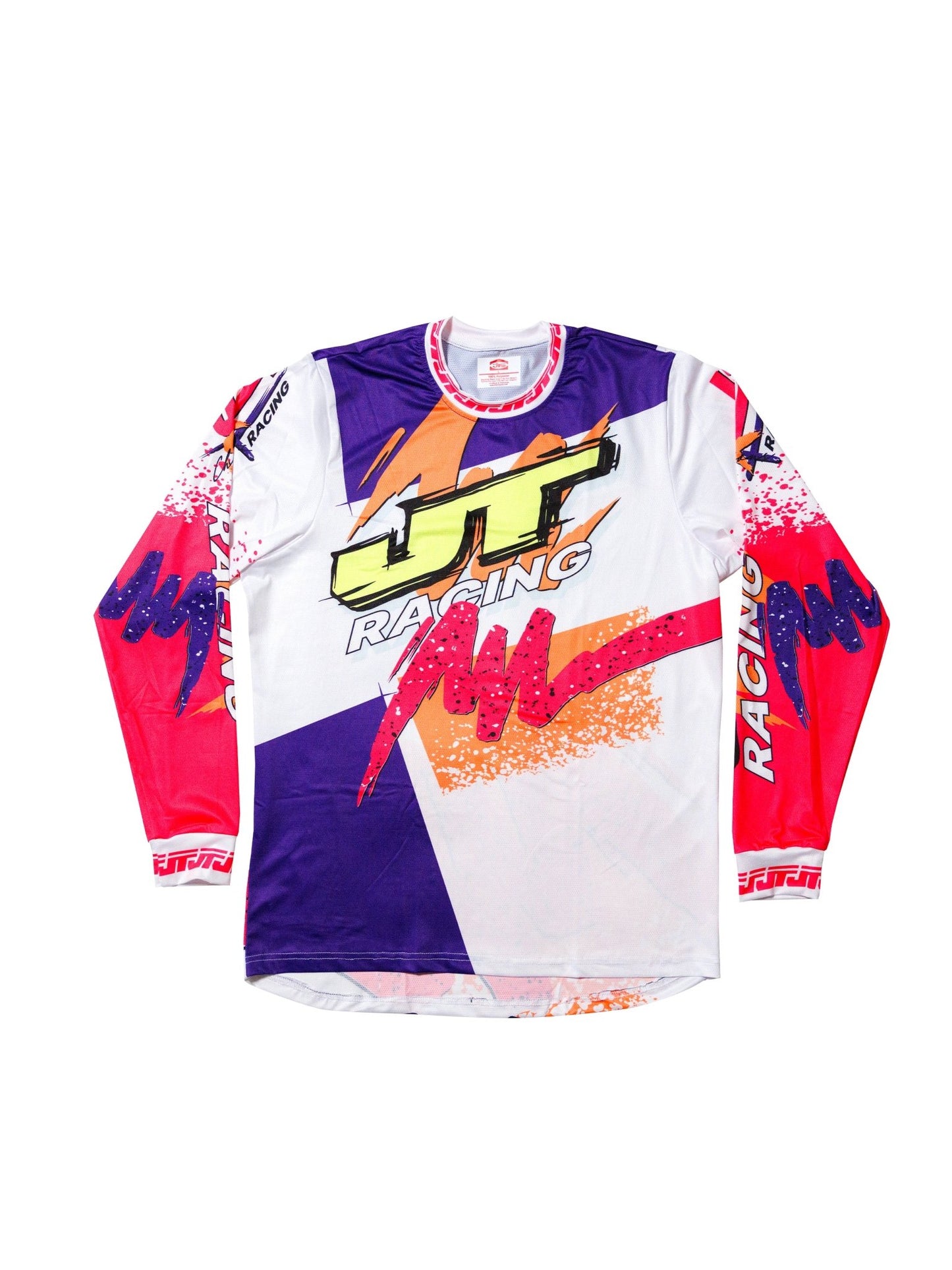 90s Swash Paint Jersey Pink (Pink, Blue, Orange) - JT Racing USA