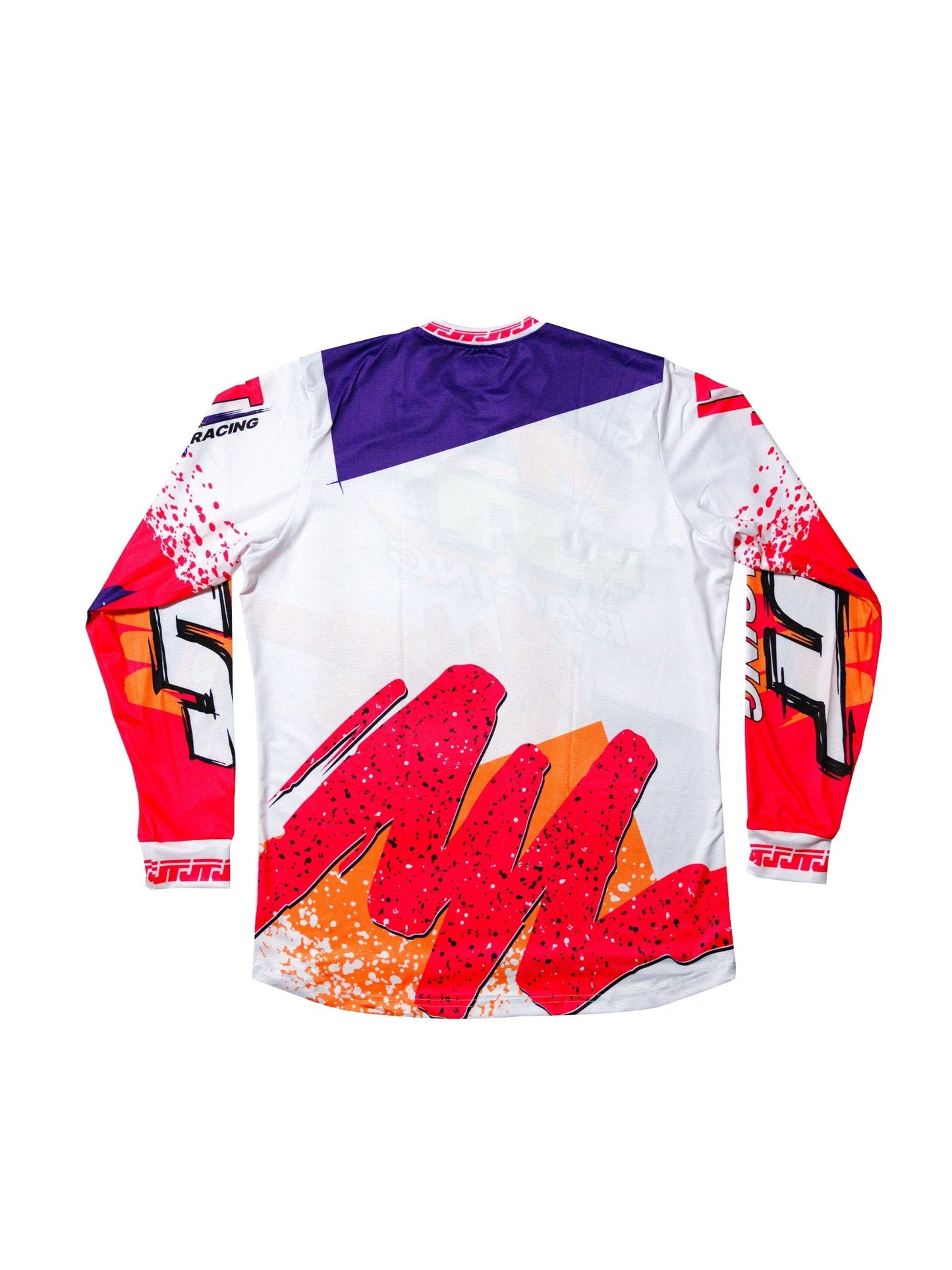 90s Swash Paint Jersey Pink (Pink, Blue, Orange) - JT Racing USA