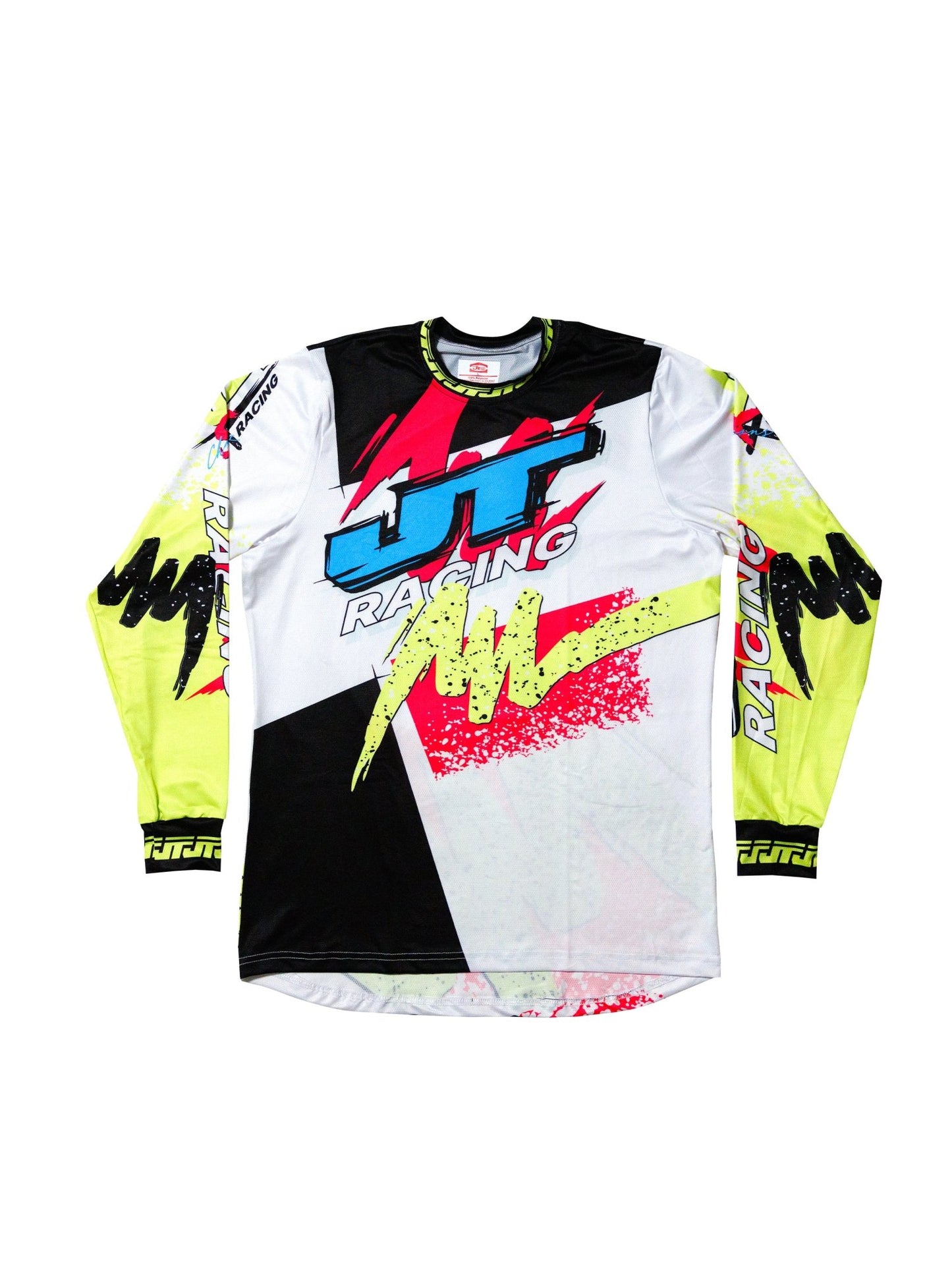 90s Swash Paint Jersey Yellow (Yellow, Pink, Blue) - JT Racing USA