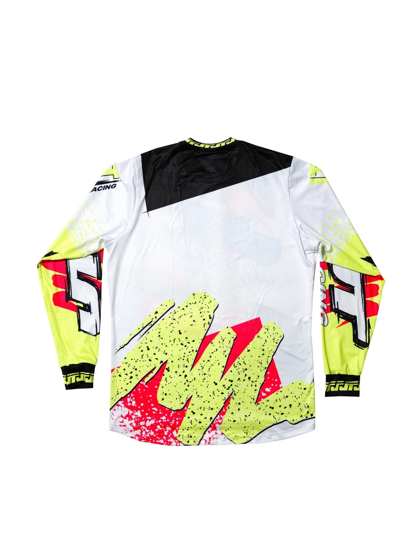 90s Swash Paint Jersey Yellow (Yellow, Pink, Blue) - JT Racing USA