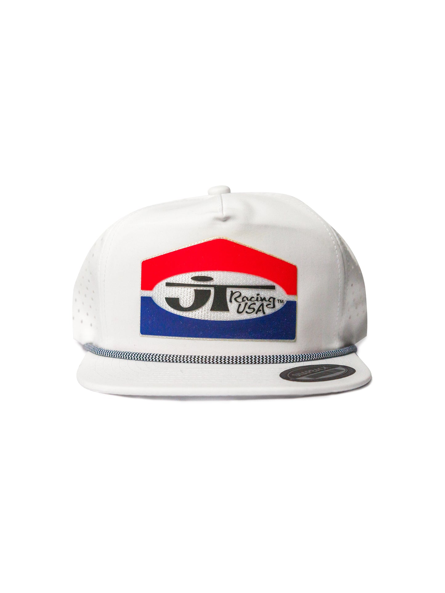 Classic Logo Snapback Hat - White