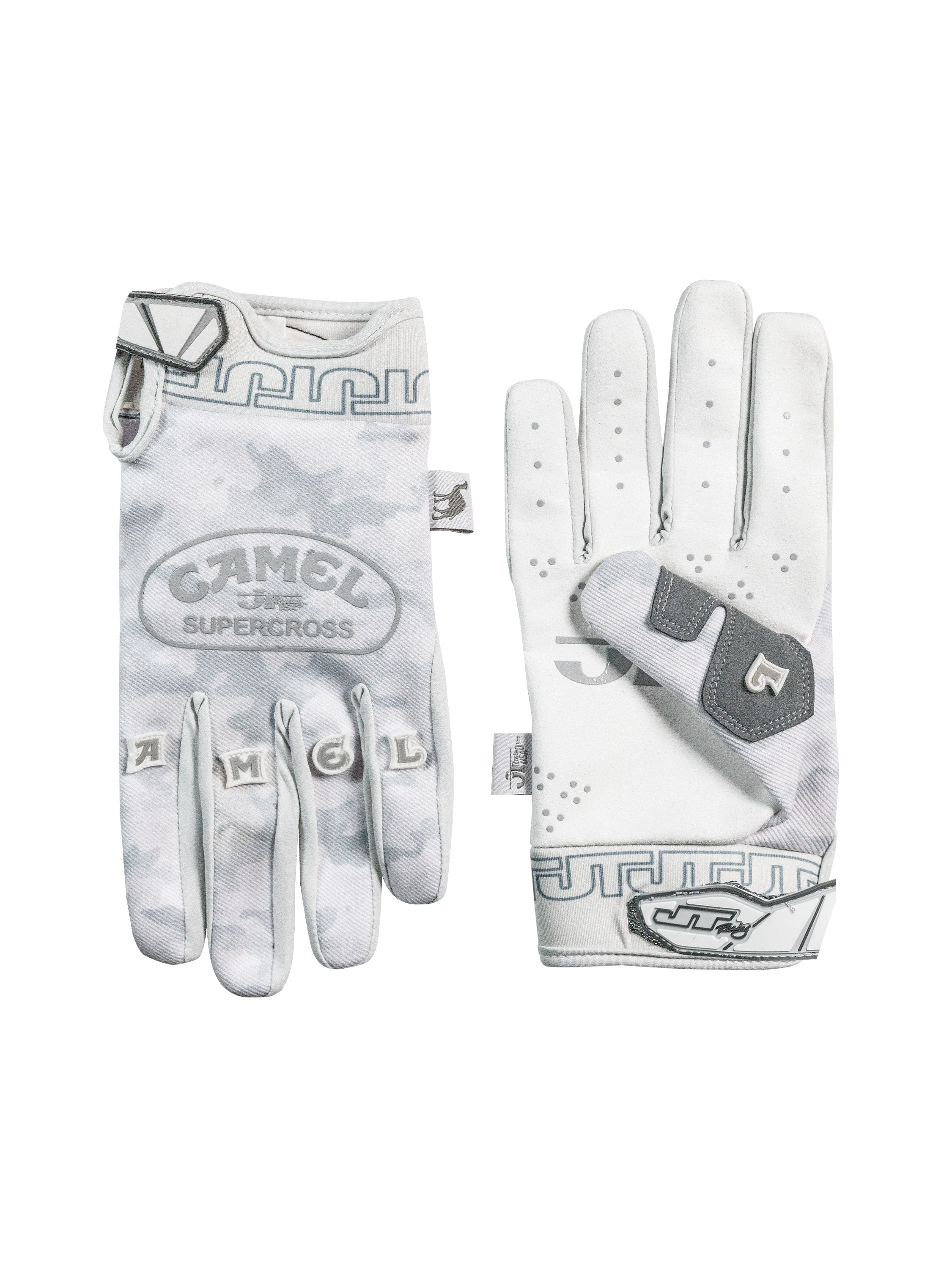 CAMEL x JT Racing Gloves White