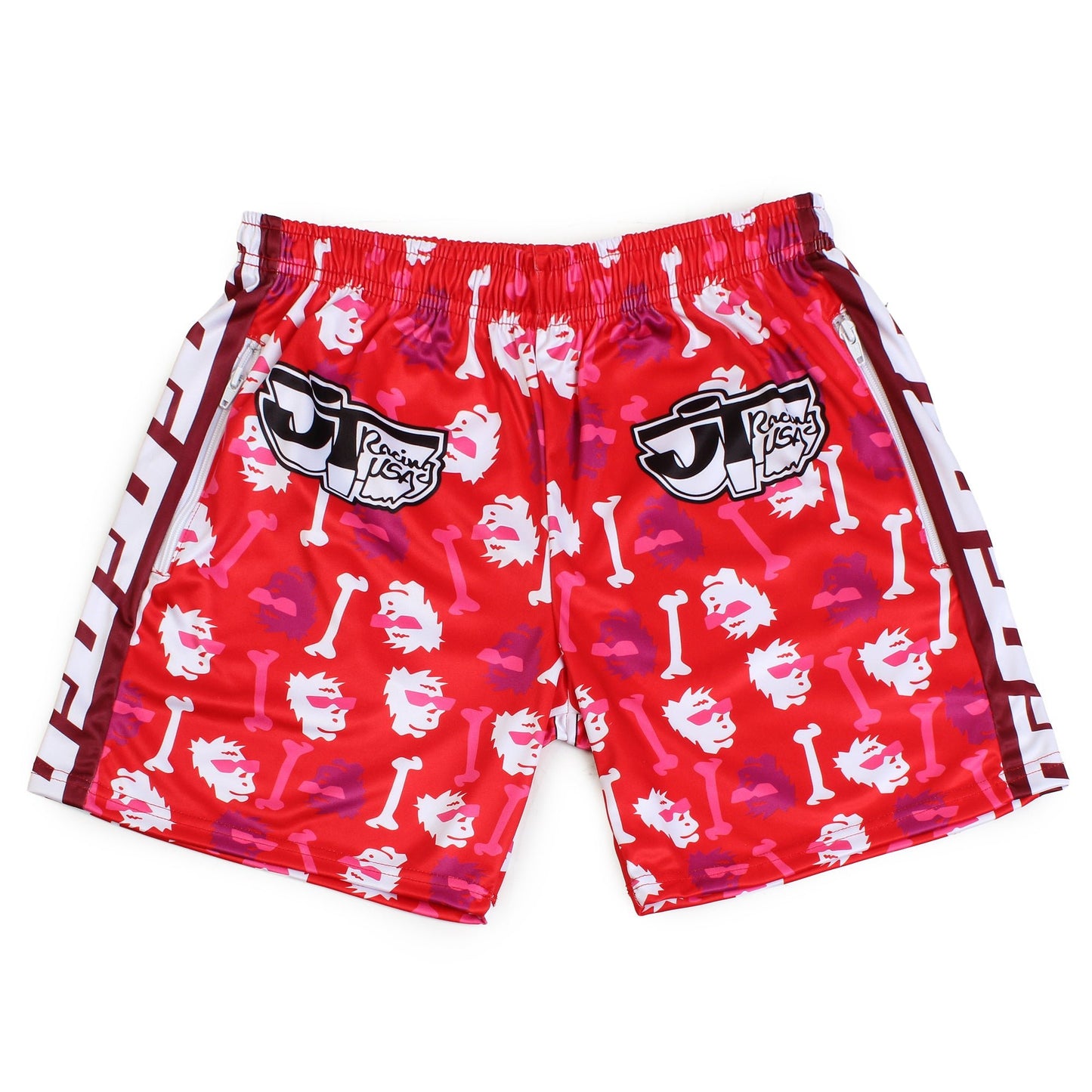Bad Bones Shorts - Red - JT Racing USA