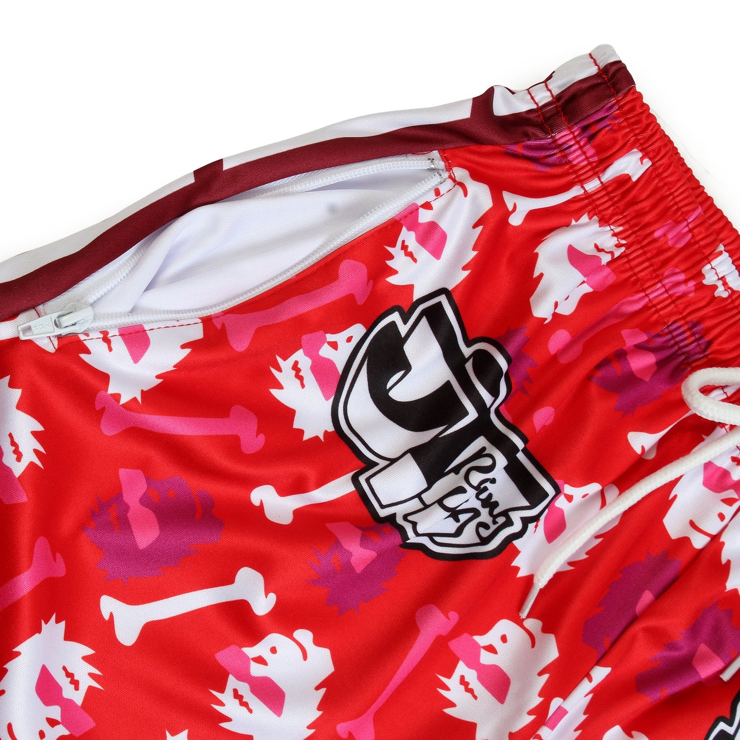 Bad Bones Shorts - Red - JT Racing USA