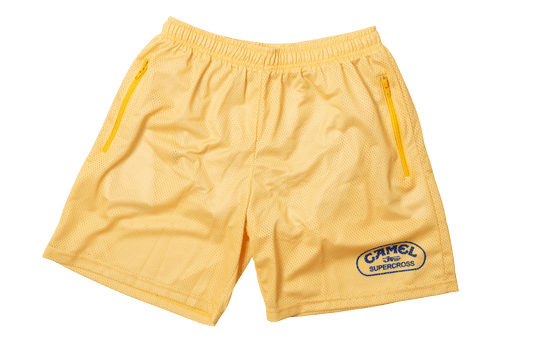 Camel Mesh Shorts - Yellow - JT Racing USA