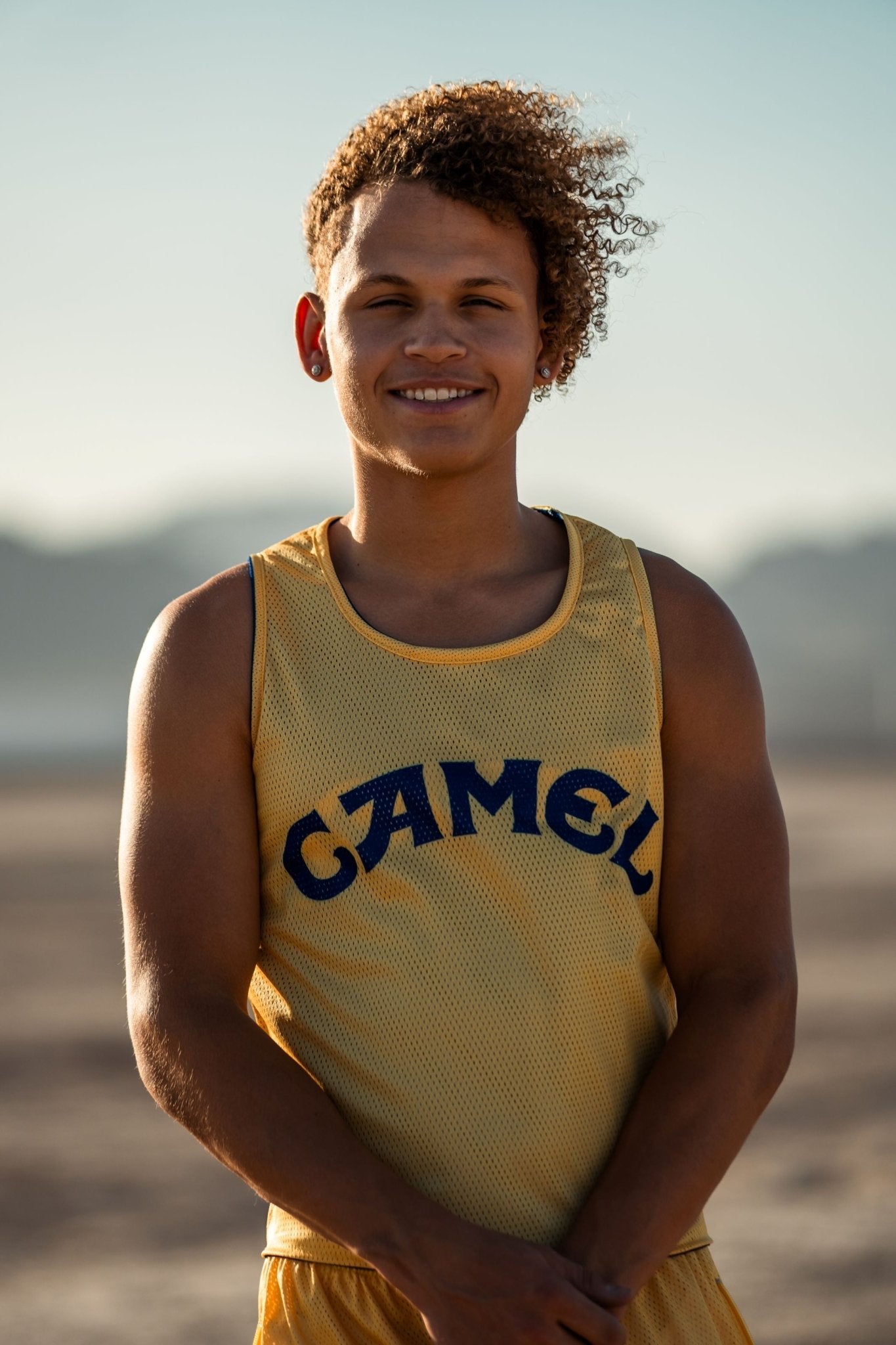Camel Reversible Mesh Tank Top - JT Racing USA
