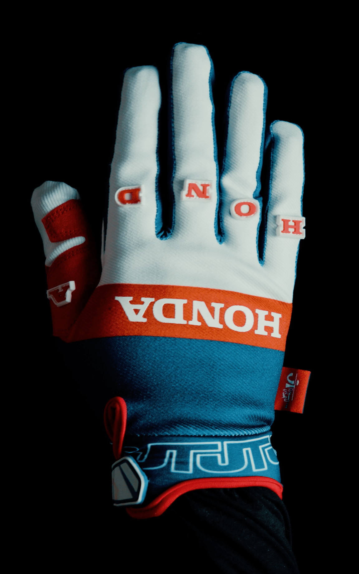 Honda 1970 Pro - Lite Gloves - Red/White/Blue - JT Racing USA