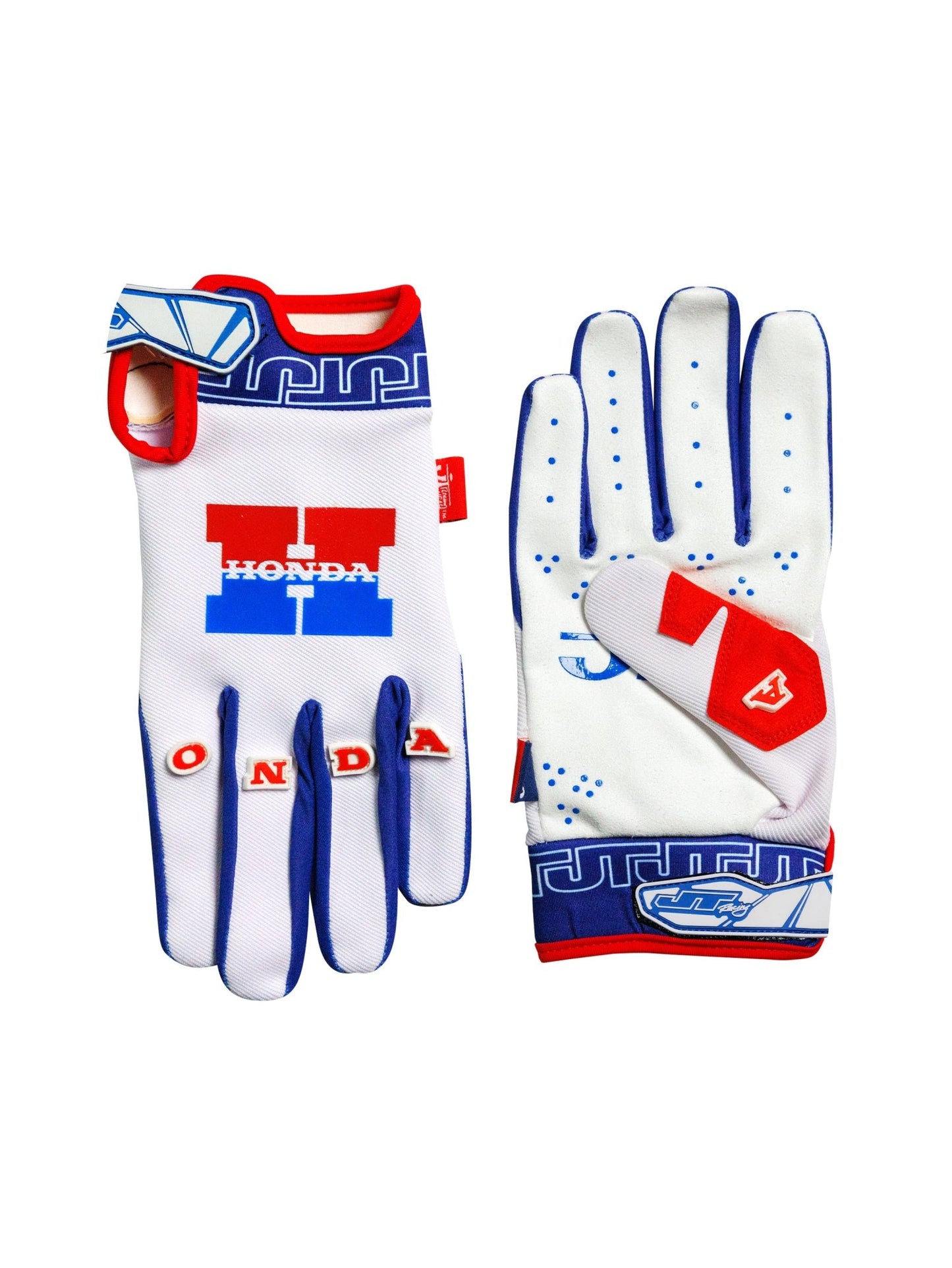 Honda 1981 Pro - Lite Gloves - White - JT Racing USA