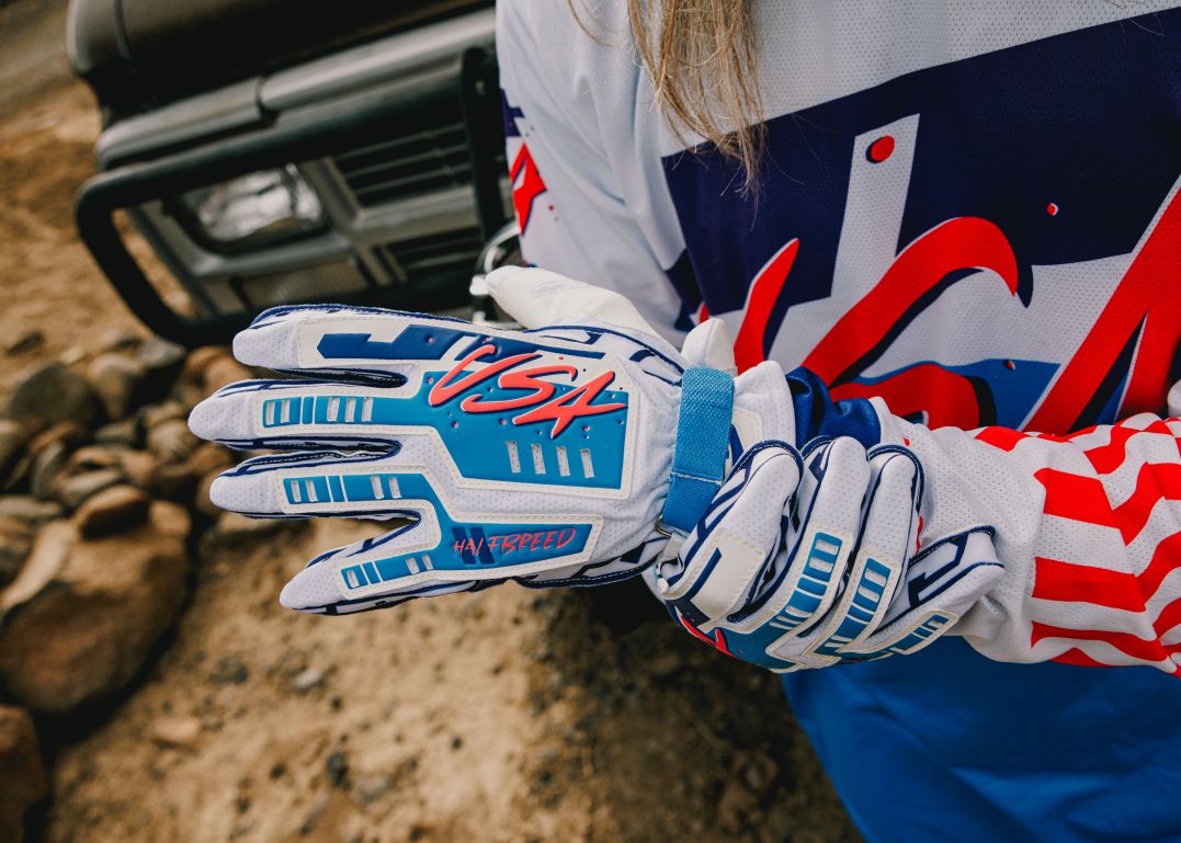 USA Halfbreed 90s Gloves - JT Racing USA