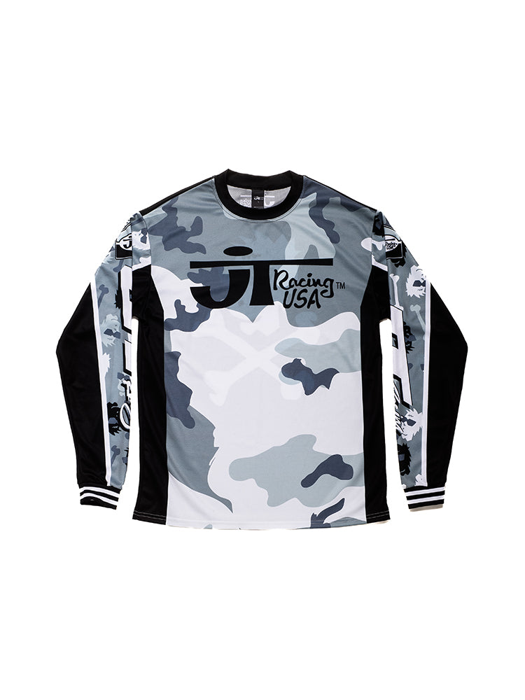 Bad Bones Jersey - Blue Patriot Camo