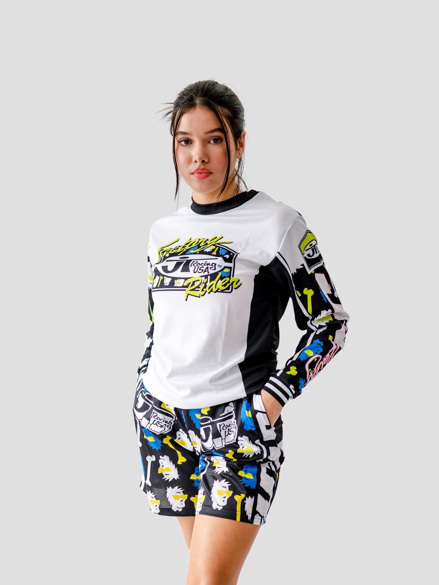 Bad Bones Jersey - Black and Lime - JT Racing USA