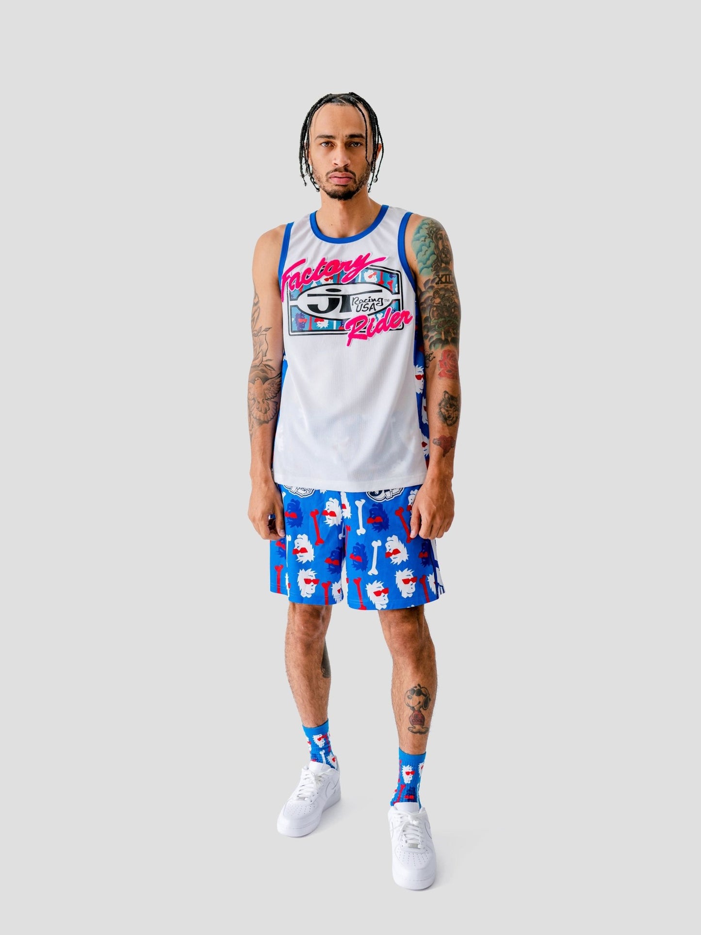 Bad Bones Shorts - Blue - JT Racing USA
