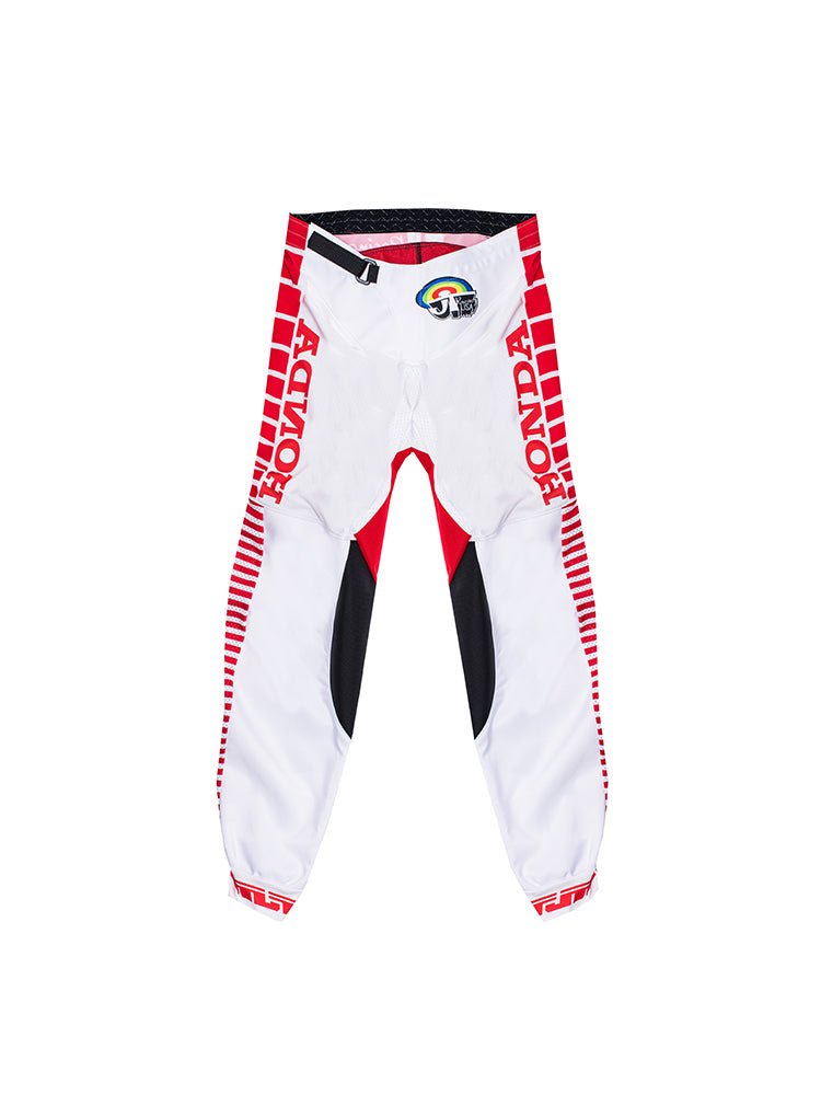 JT Racing Honda Team USA 1981 Flo - Form Pants: White - JT Racing USA