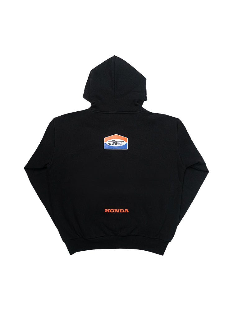 JT Racing x Honda Heritage Hoodie - Black - JT Racing USA