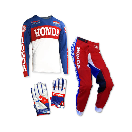 1970s Honda Team Full Kit MX Combo