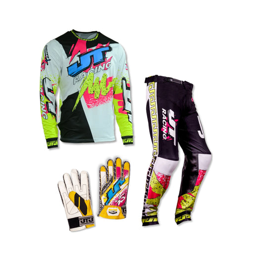 90s Swash Full Kit MX Combo - Yellow/Black