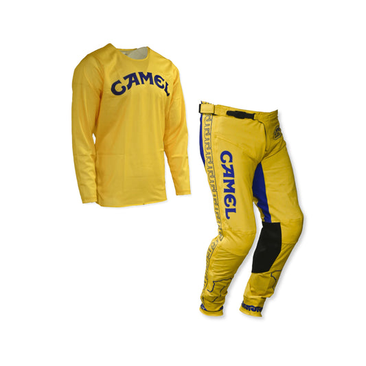 Camel Team Mesh Jersey & Pants MX Combo - Yellow