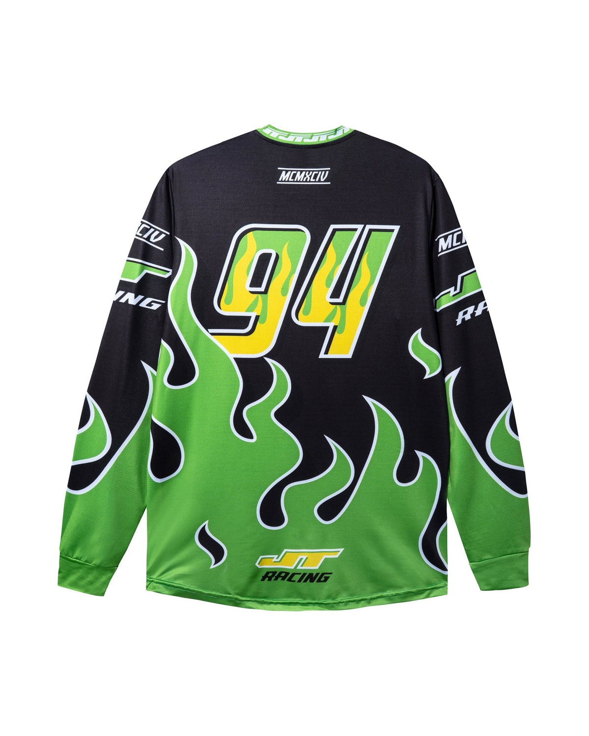 90s Flame Jersey - Green - JT Racing USA