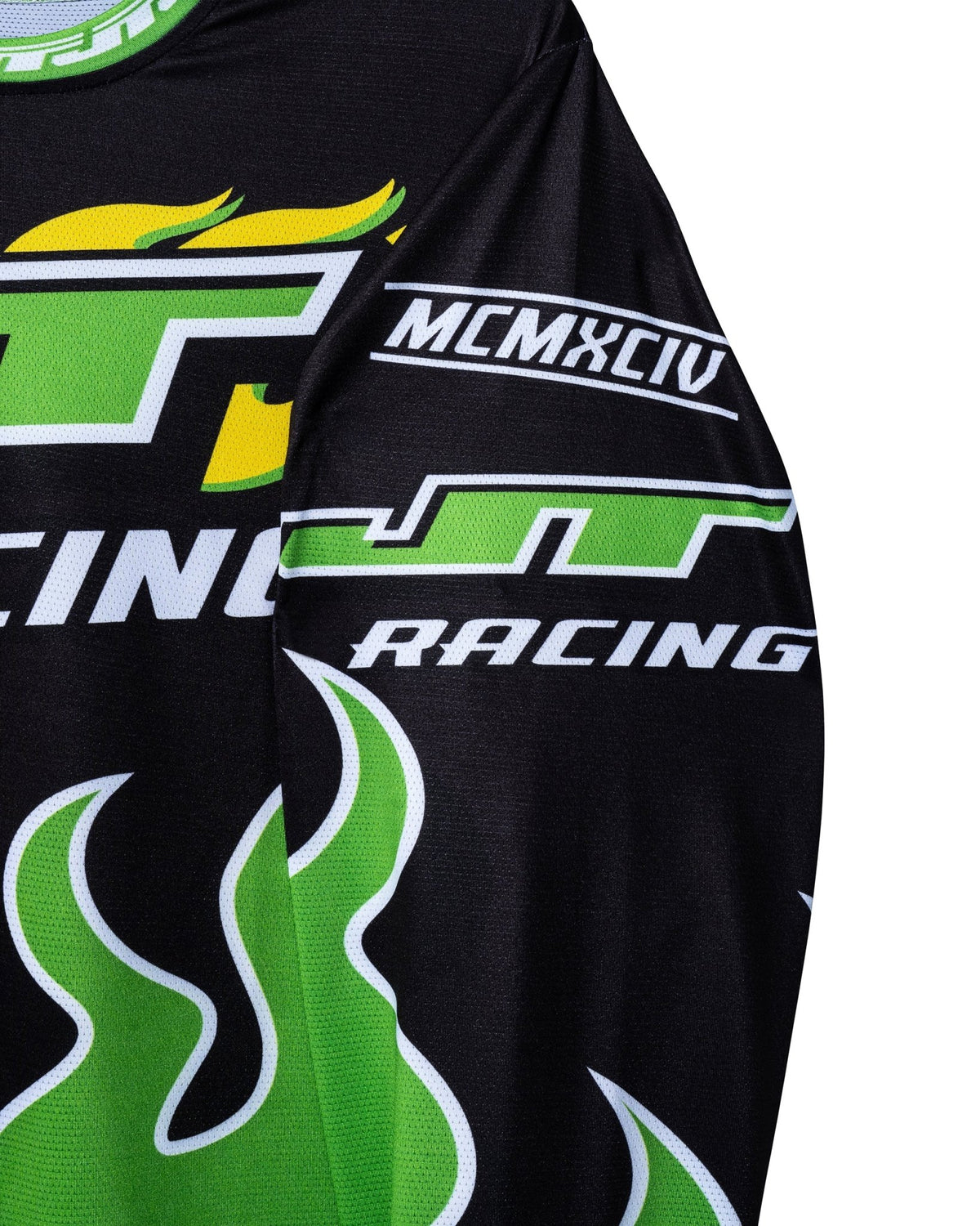 90s Flame Jersey - Green - JT Racing USA