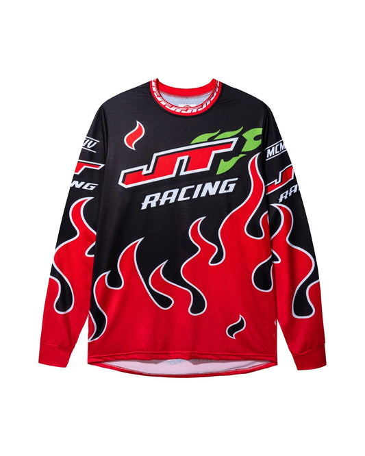 90s Flame Jersey - Red - JT Racing USA