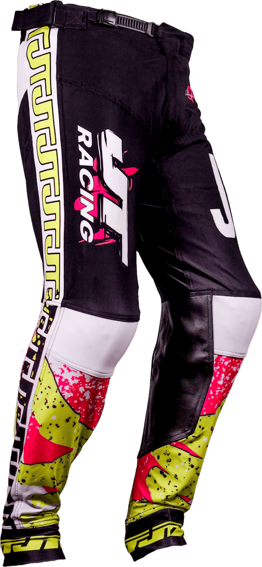90s Swash Paint Yellow MX Pants - JT Racing USA