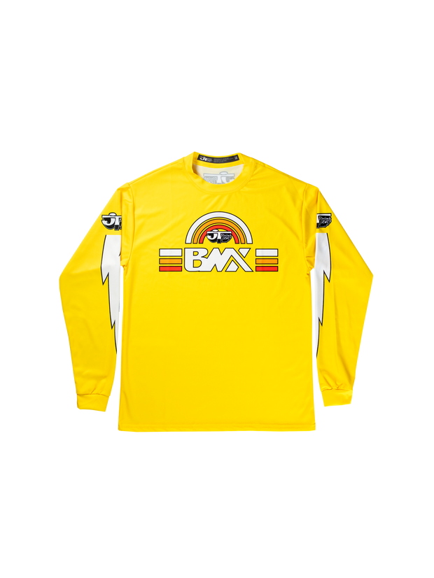 Retro BMX Jersey - Yellow