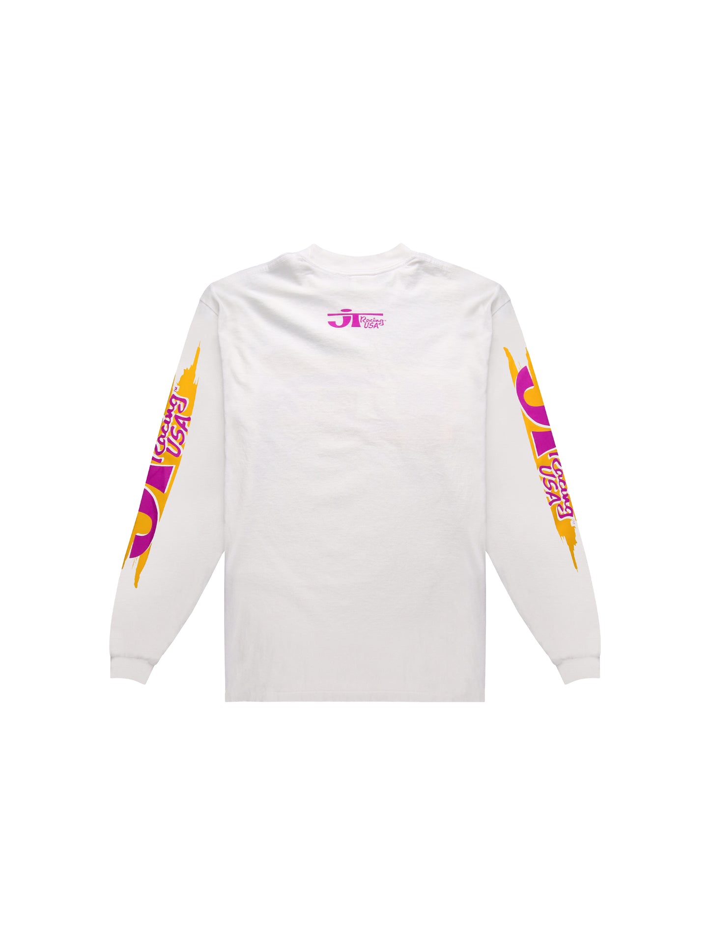 Classic Moto Tee L/S - White