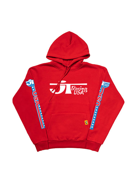 Red champion heritage on sale hoodie