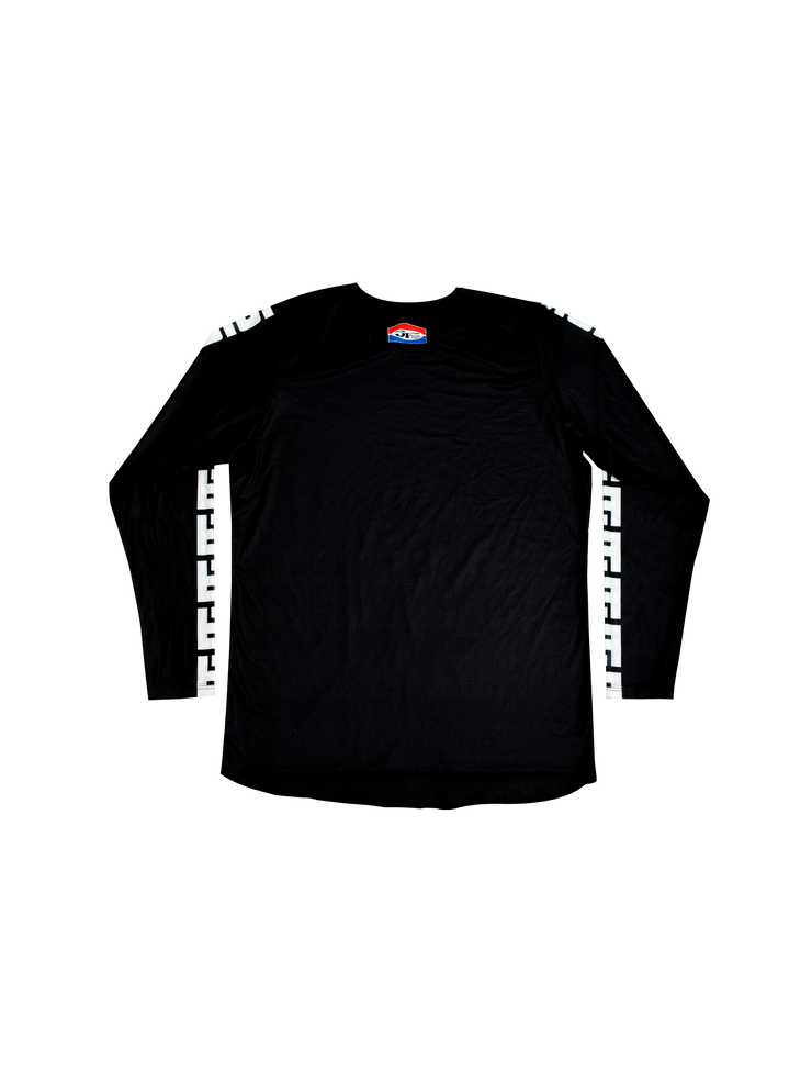 JT Racing Flo-Form Jersey (Black and White)