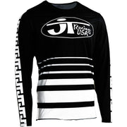 JT Racing Flo-Form Jersey (Black and White)