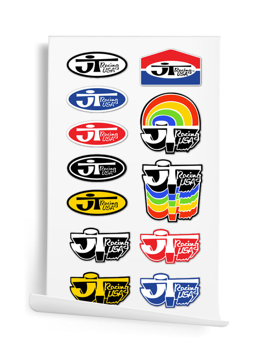 JT Racing Sticker Sheet