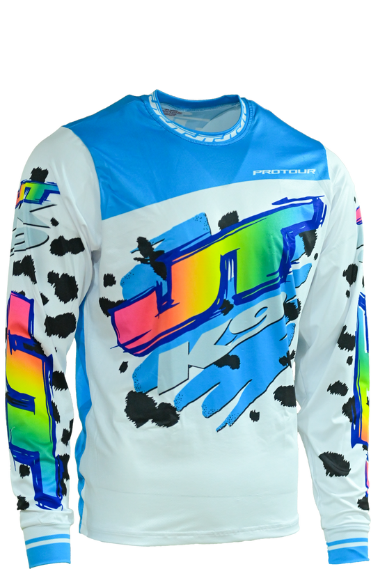 Dalmatian K9 Blue Jersey (Blue, White)