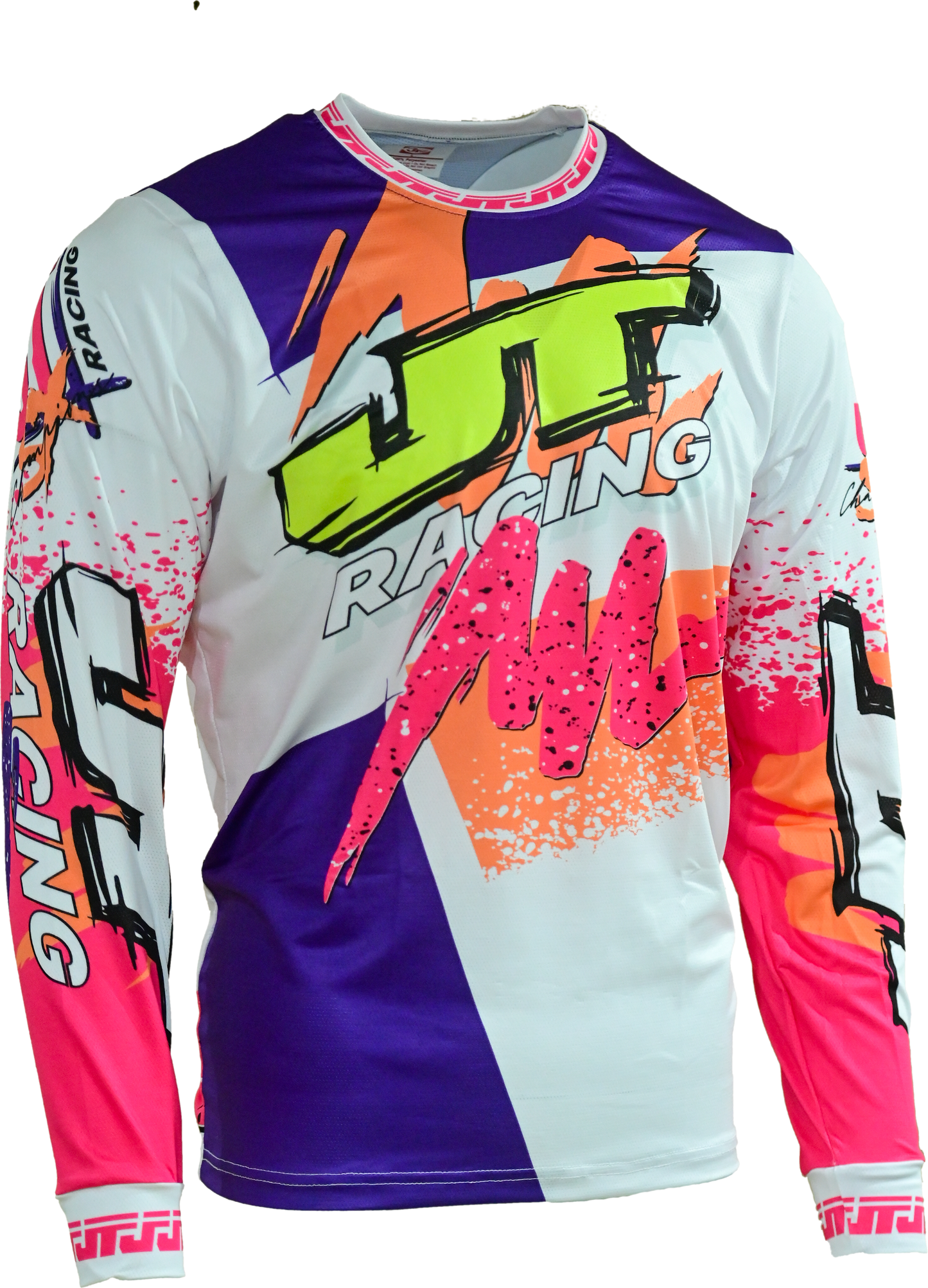 90s Swash Paint Jersey Pink (Pink, Blue, Orange)