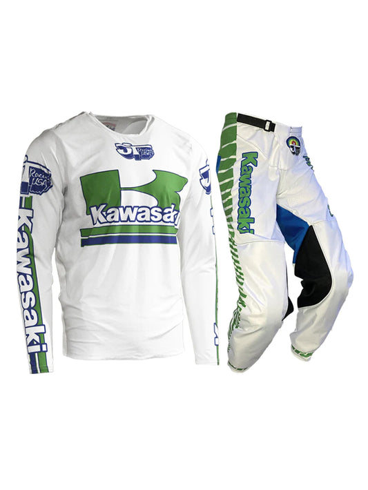 MX Gear Combo: JT Racing  Kawasaki Team Jersey and Moto Pants