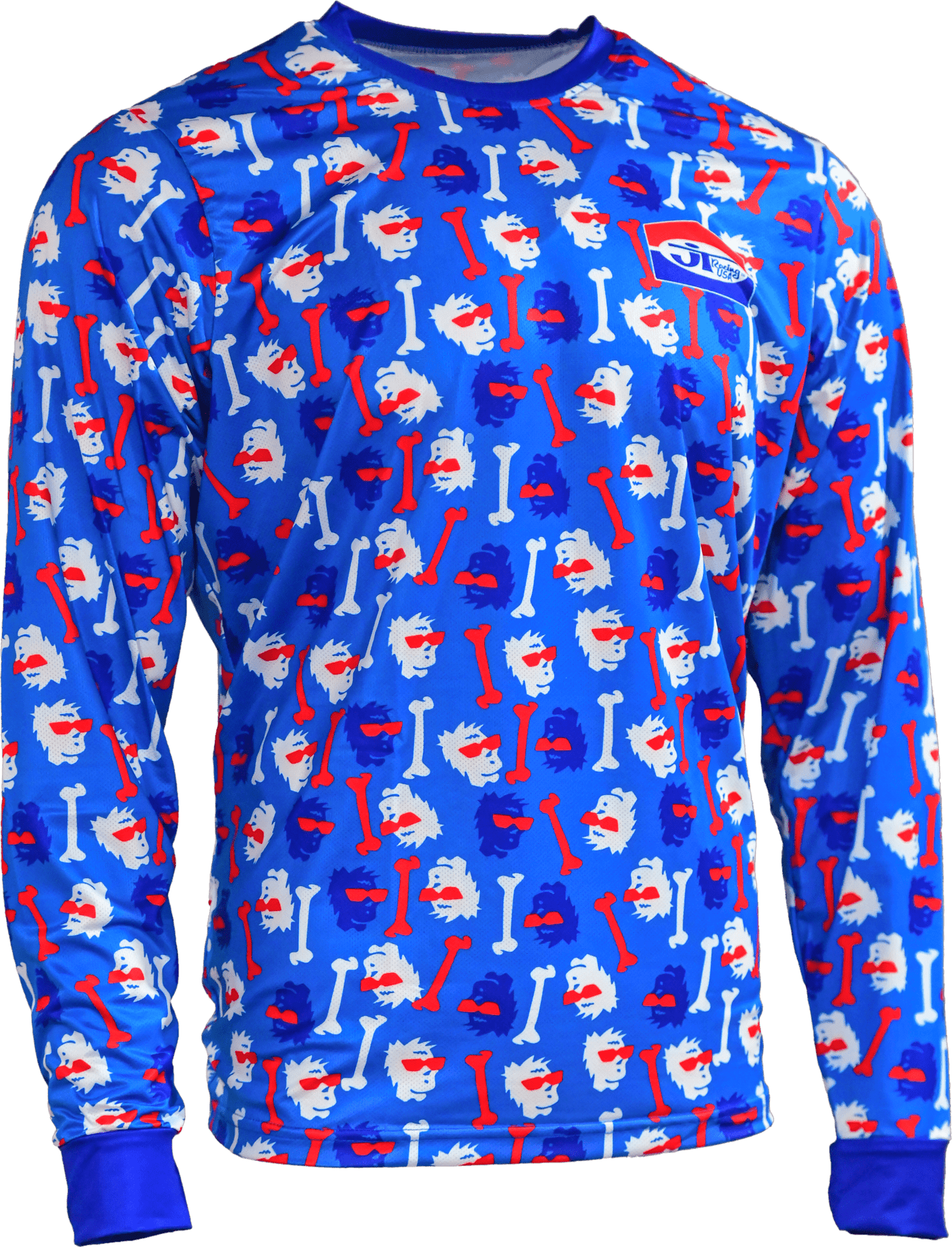 Bad Bones Jersey - All Blue - JT Racing USA