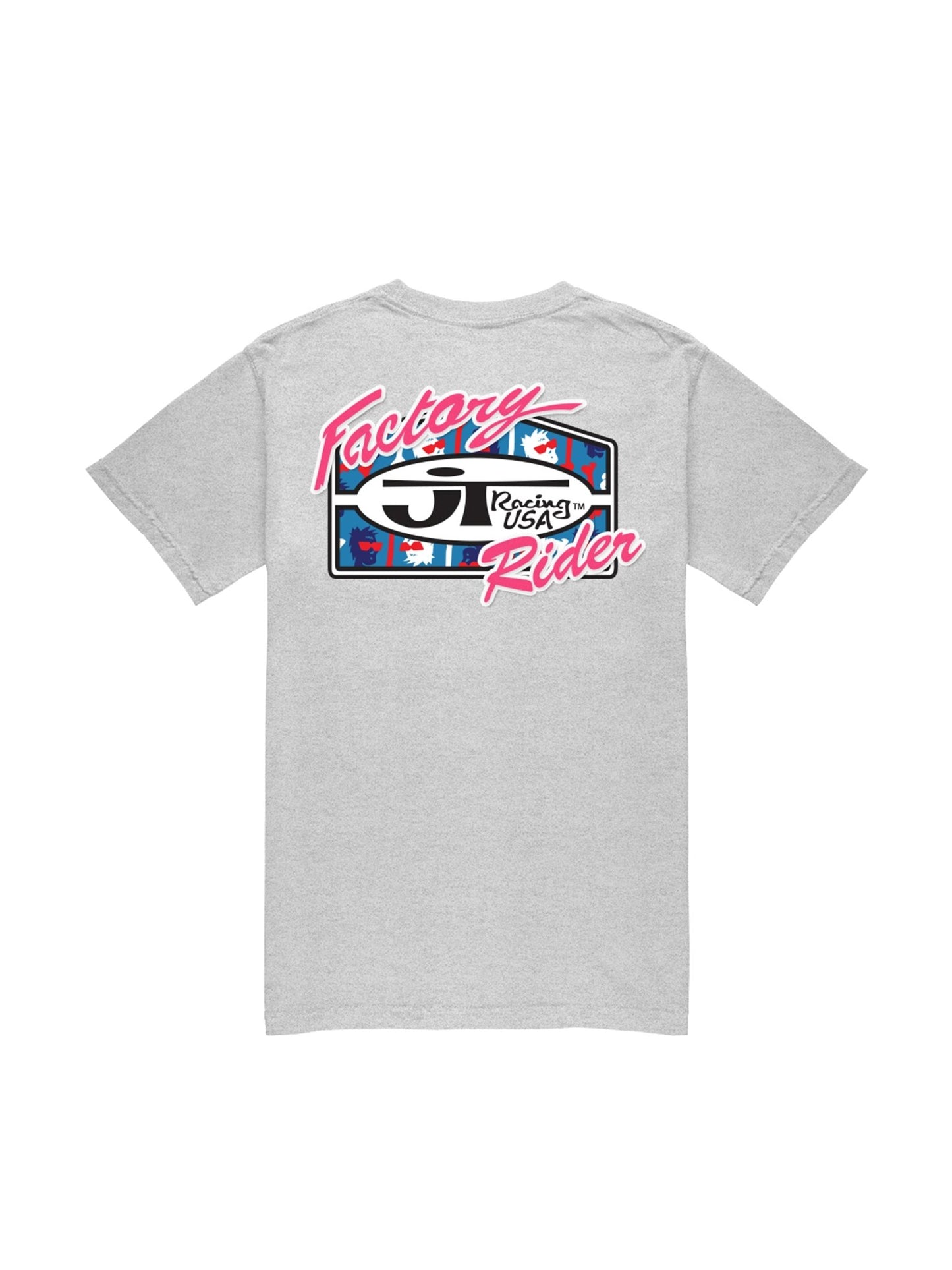 Bad Bones Logo Tee - Grey - JT Racing USA