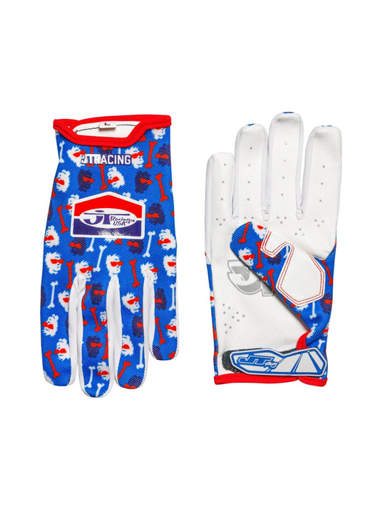 Bad Bones Pro - Lite Gloves - Blue - JT Racing USA