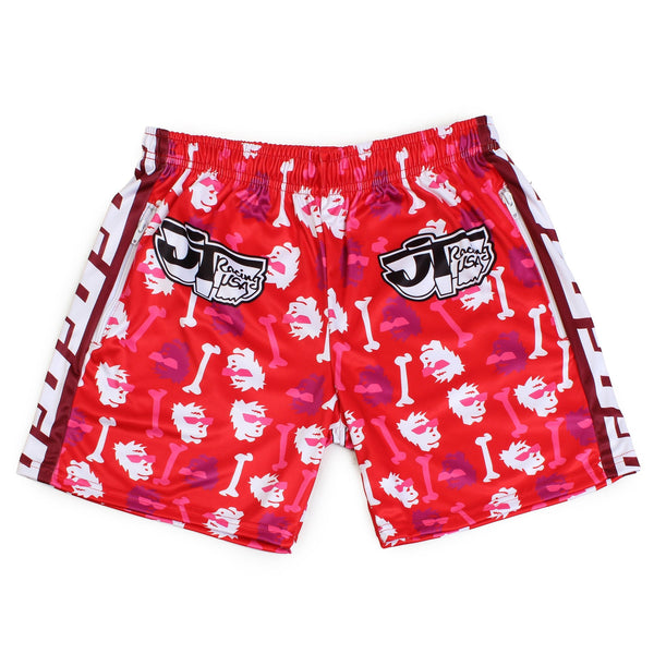 ミュージシャン J's Checker Shorts JESSE jsf the bonez Bad Bones Shorts - Red – JT Racing USA