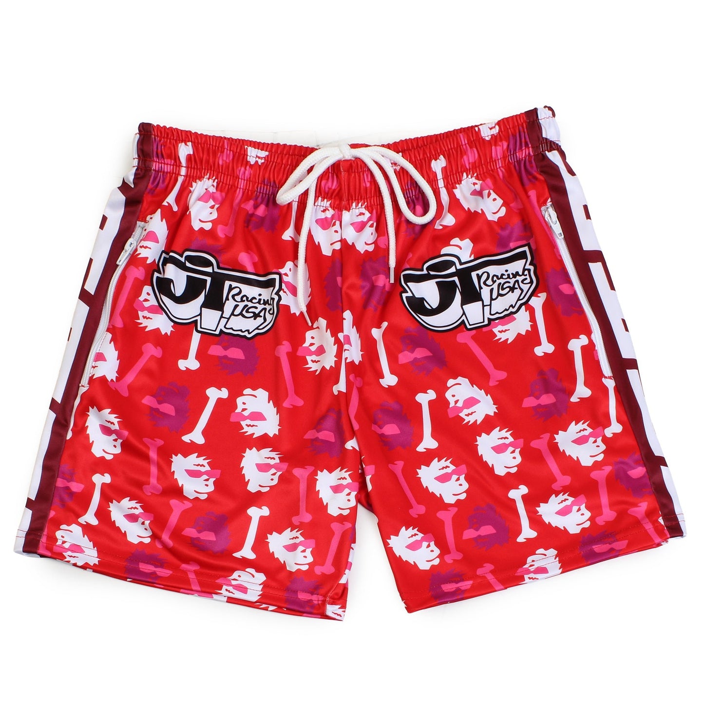 Bad Bones Shorts - Red - JT Racing USA