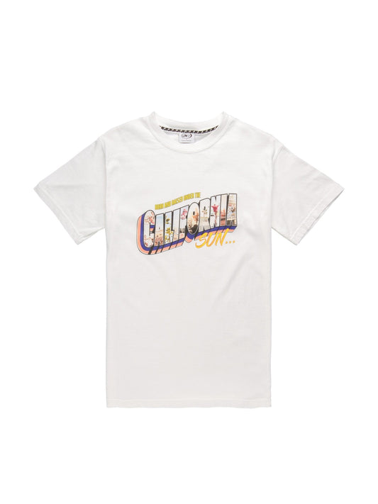 Born and Raised Under the California Sun Tee - White - JT Racing USA