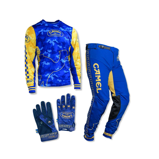 Camel Team Full Kit MX Combo - Blue - JT Racing USA