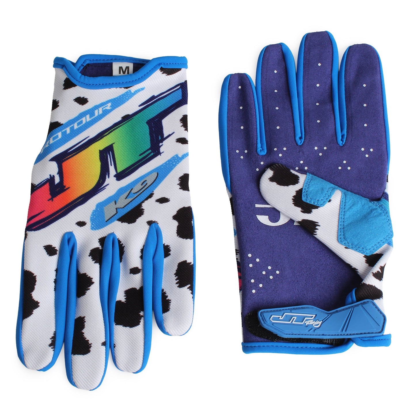 Dalmatian Blue Pro - Lite Gloves - JT Racing USA