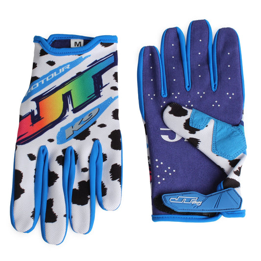 Dalmatian Blue Pro - Lite Gloves - JT Racing USA