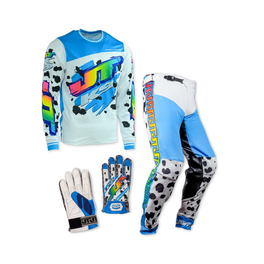Dalmatian K9 Full Kit MX Combo - Blue - JT Racing USA