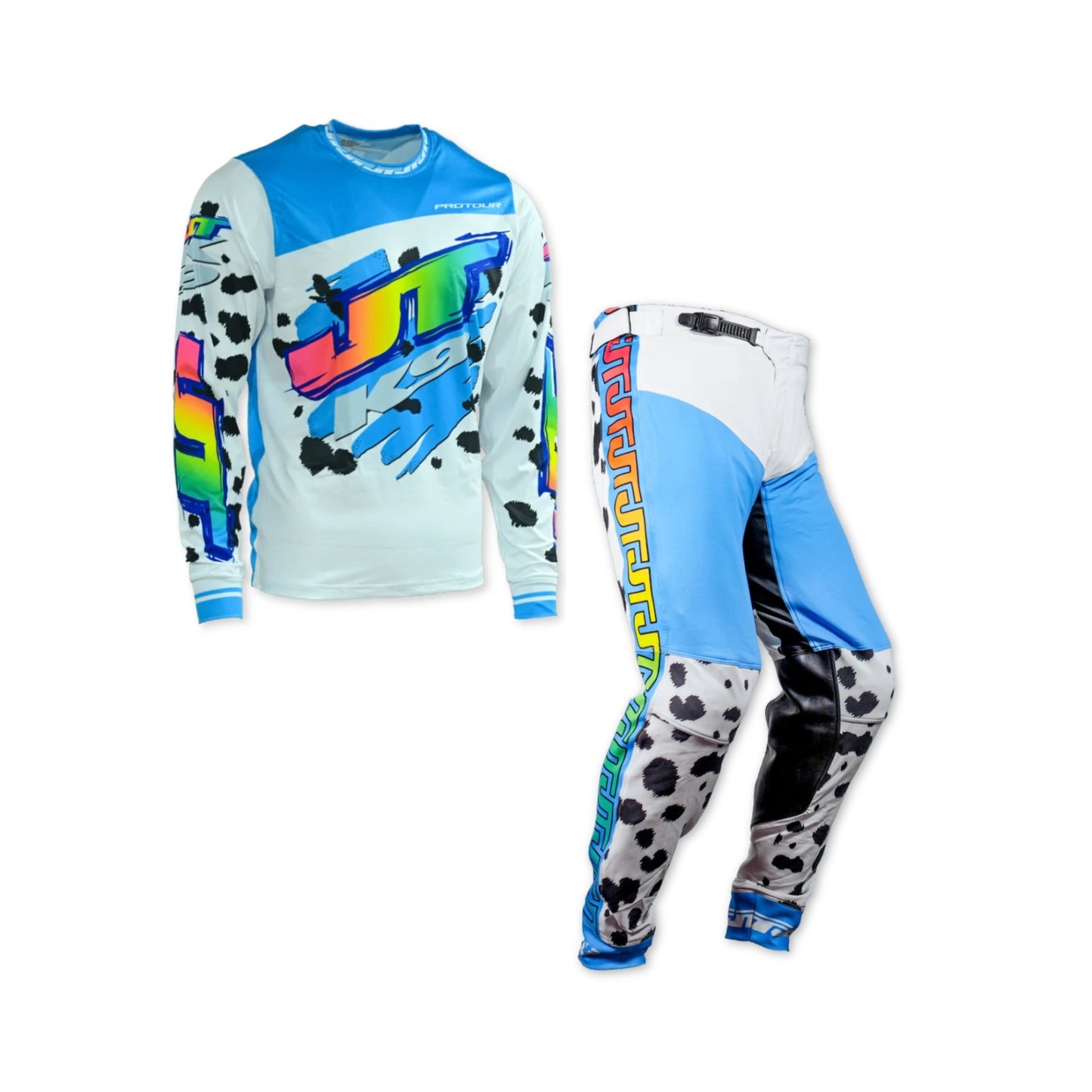 Dalmatian K9 Jersey & Pants MX Combo - Blue - JT Racing USA