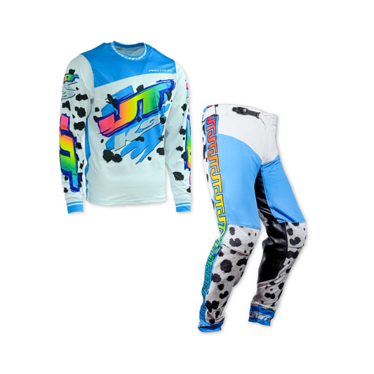 Dalmatian K9 Jersey & Pants MX Combo - Blue - JT Racing USA