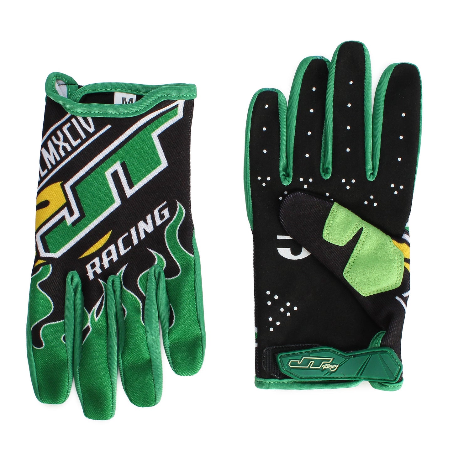 Flame Green Pro-Lite Gloves - JT Racing USA