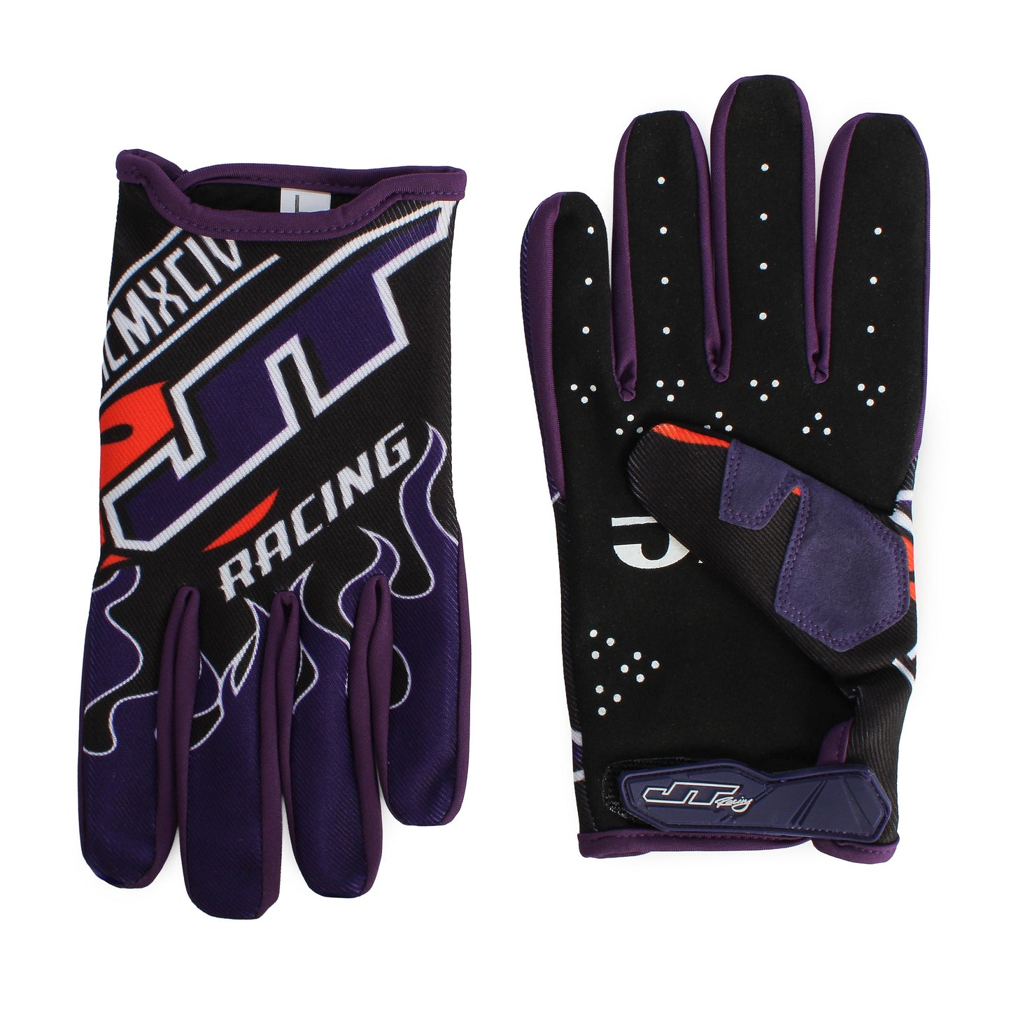Flame Purple Pro-Lite Gloves - JT Racing USA