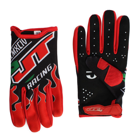 Flame Red Pro-Lite Gloves - JT Racing USA